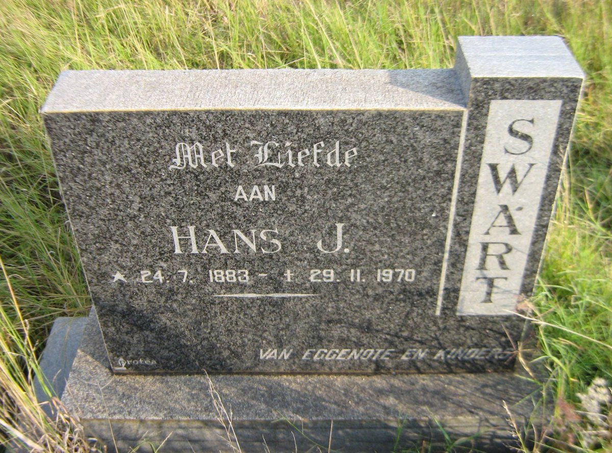 SWART Hans J. 1883-1970