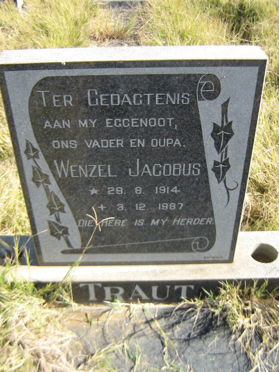 TRAUT Wenzel Jacobus 1914-1987