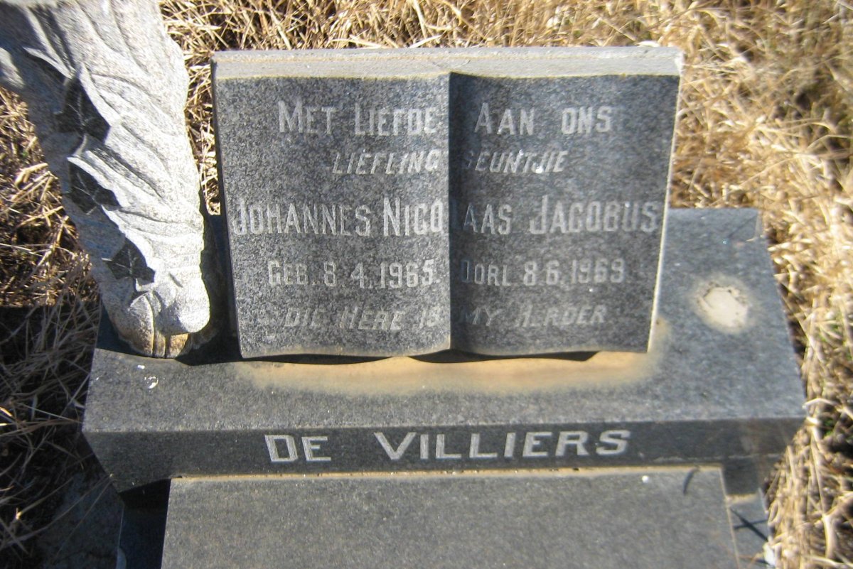 VILLIERS Johannes Nicolaas Jacobus, de 1965-1969