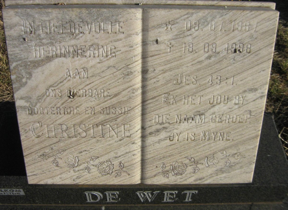 WET Christine, de 1987-1998