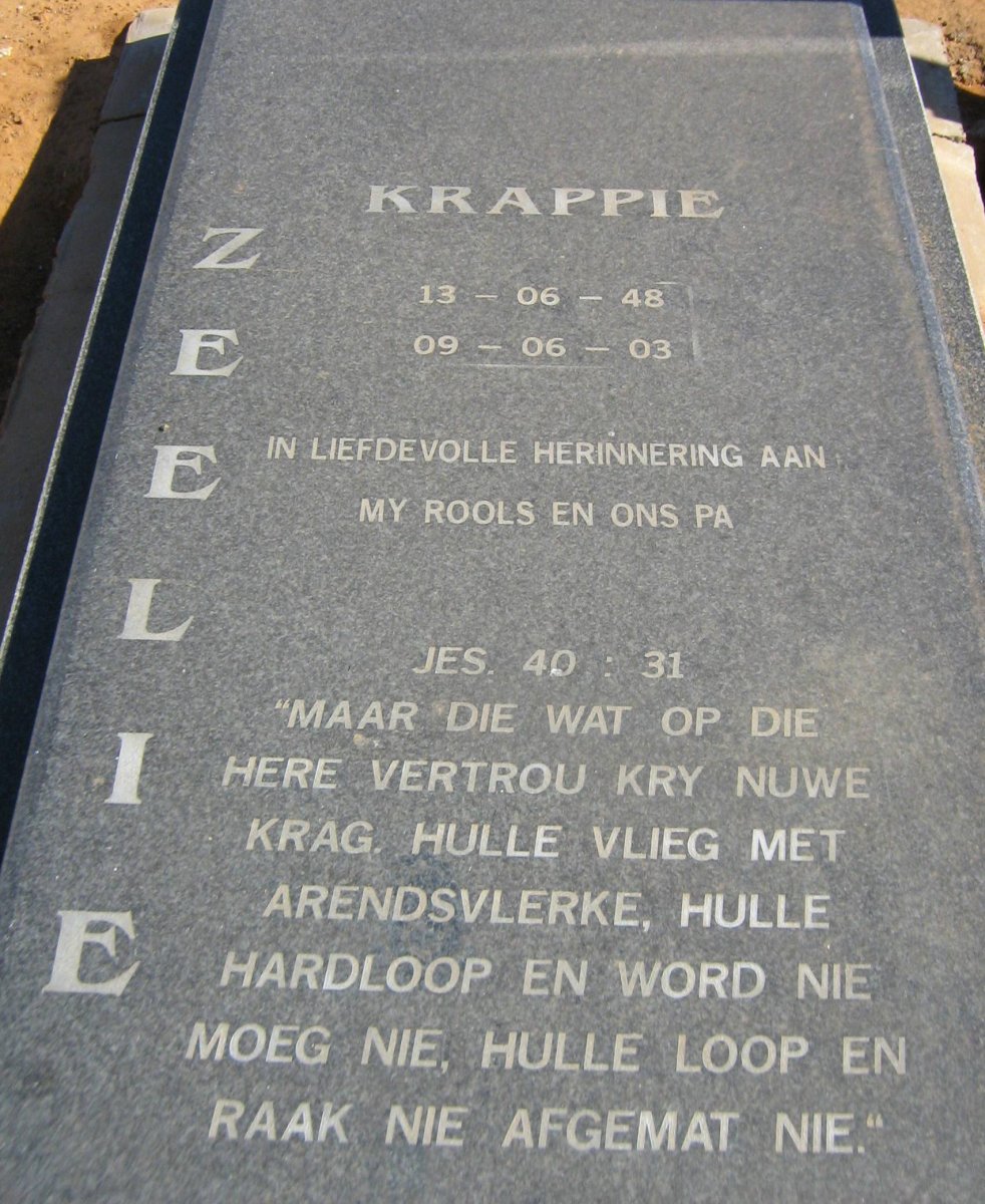 ZEELIE Krappie 1948-2003