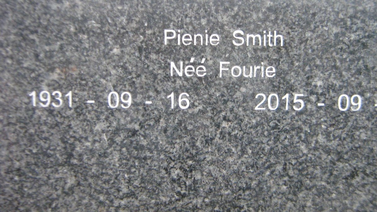 SMITH Pienie nee FOURIE 1931-2015