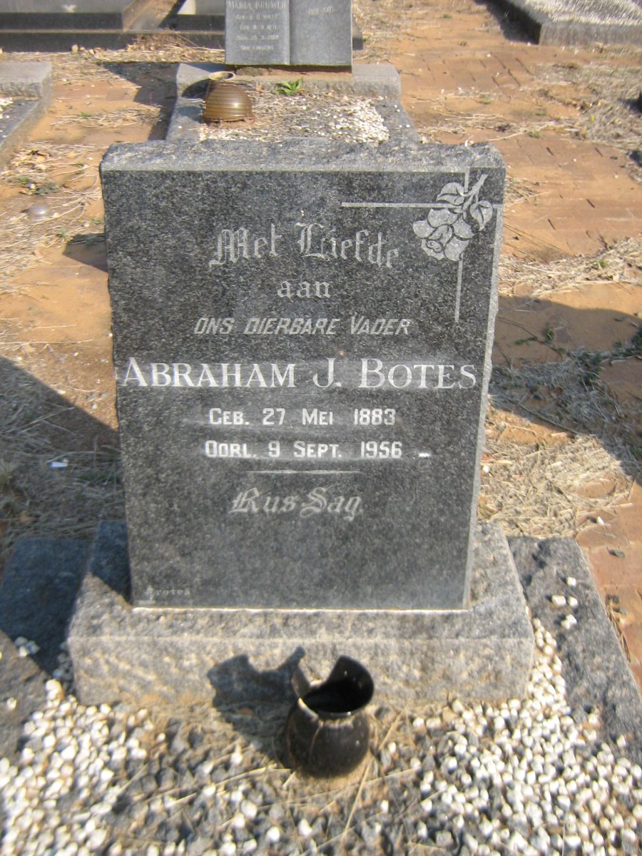 BOTES Abraham J. 1883-1956