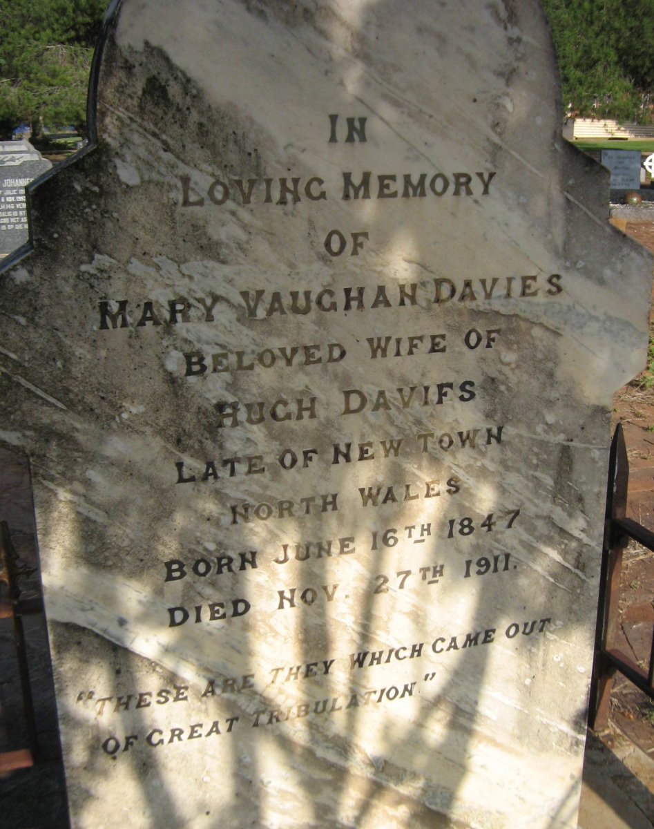 DAVIES Mary Vaughan 1847-1911