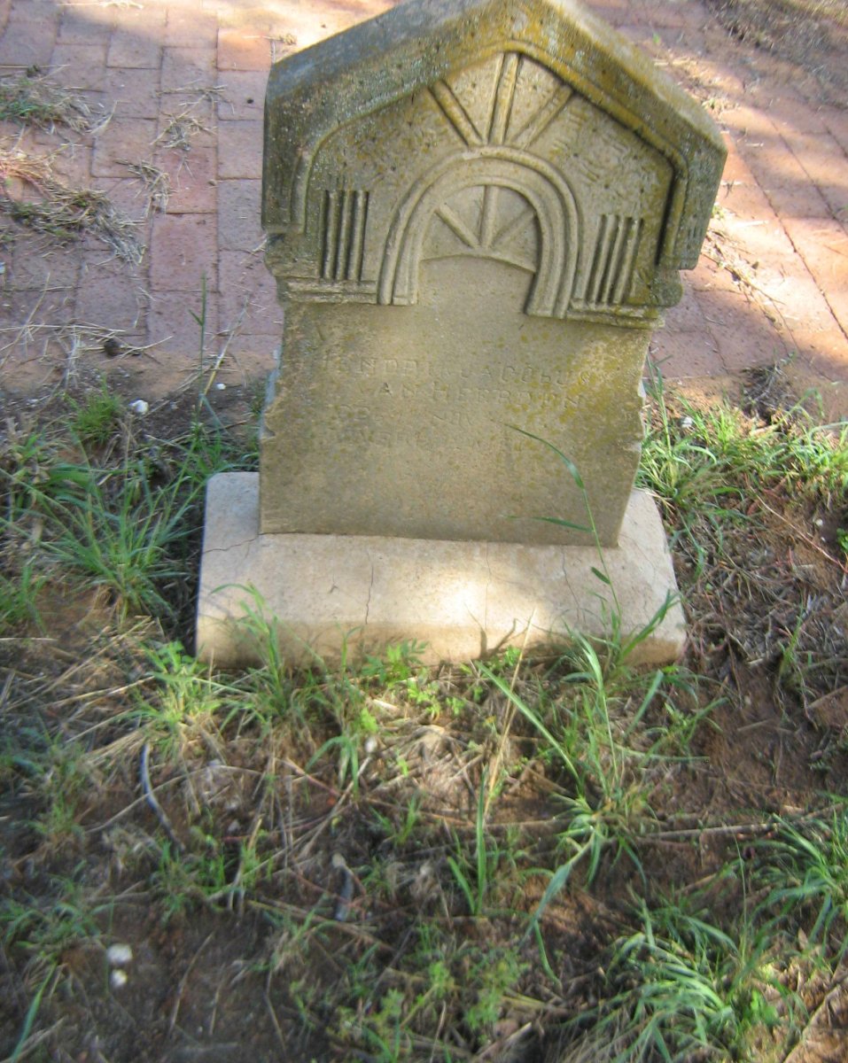 HEERDEN Hendrik Jacobus, van