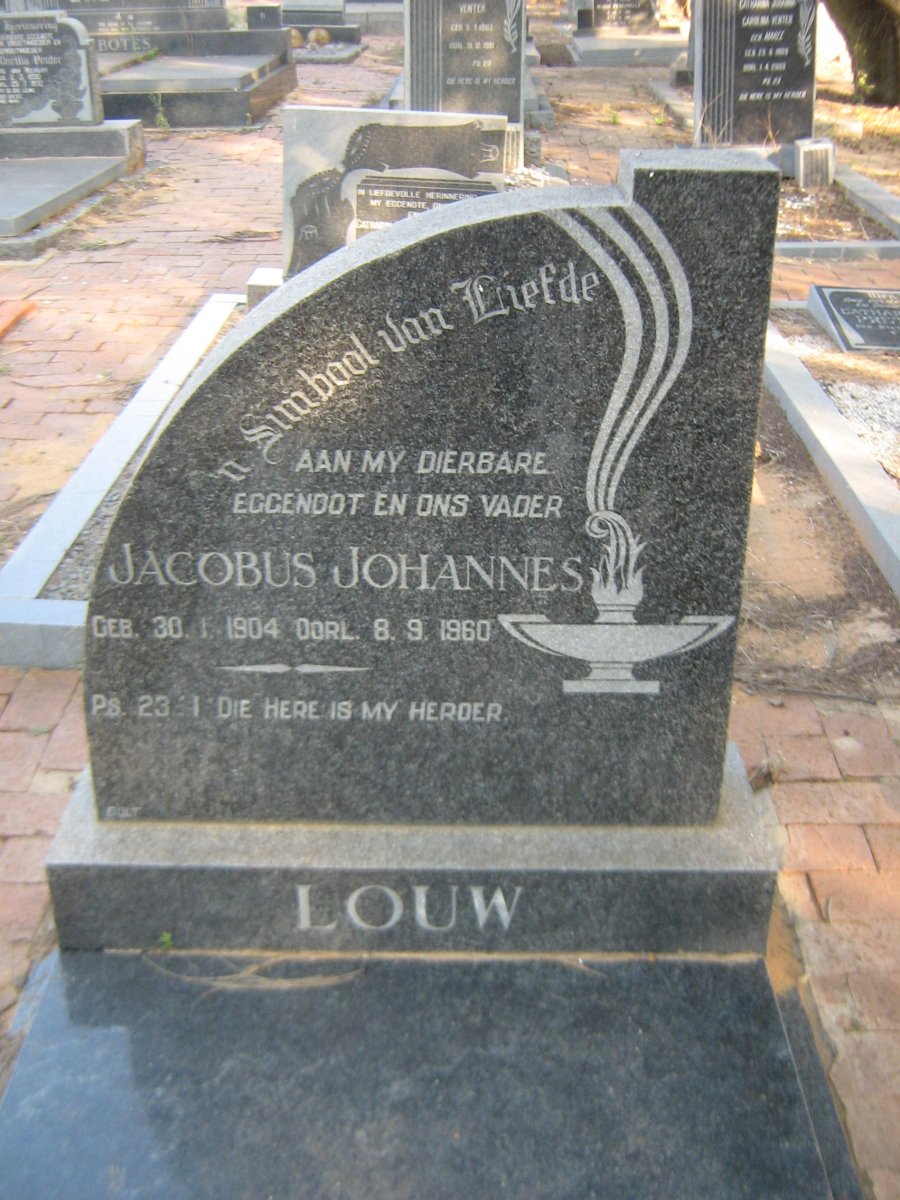 LOUW Jacobus Johannes 1904-1960