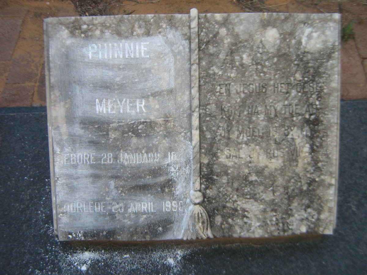 MEYER Phinnie 18??-1990