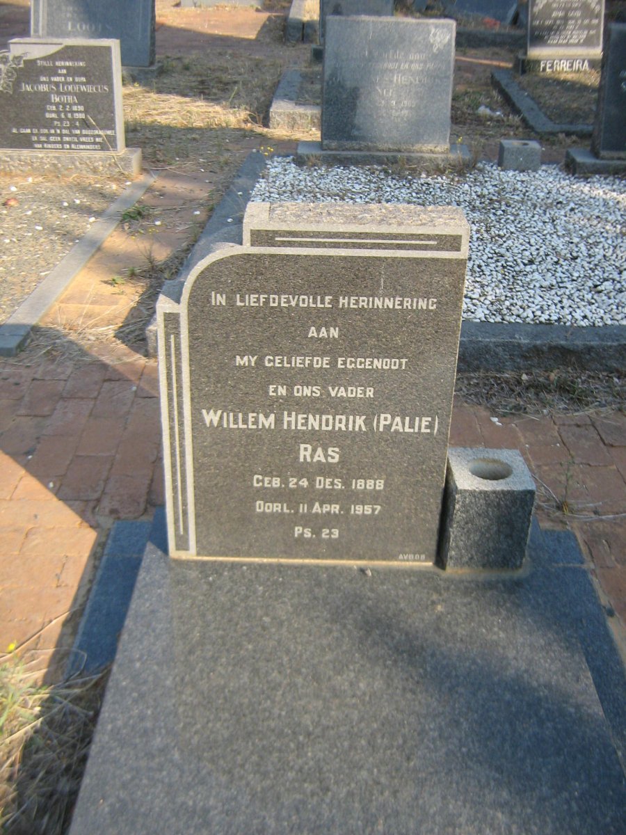RAS Willem Hendrik 1888-1957
