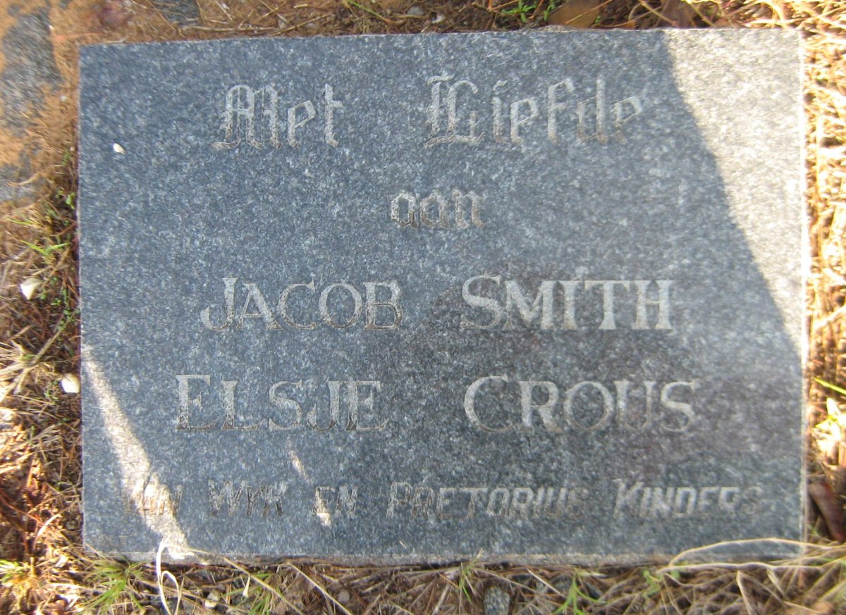 SMITH Jacob :: CROUS Elsje