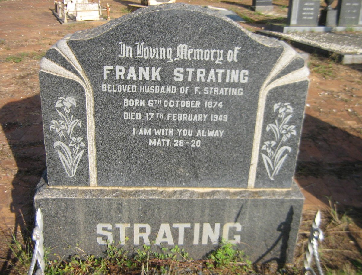 STRATING Frank 1874-1949