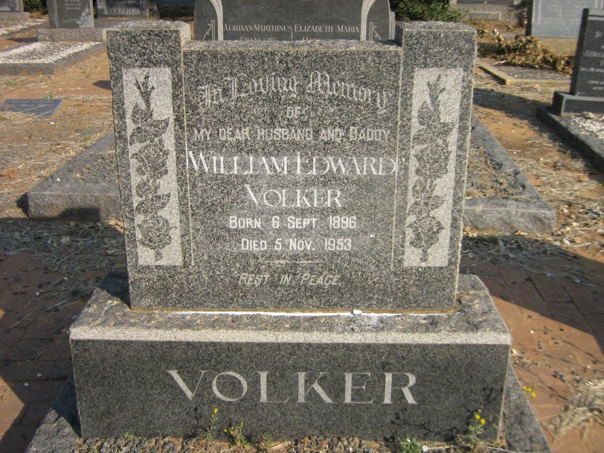 VOLKER William Edward 1896-1953