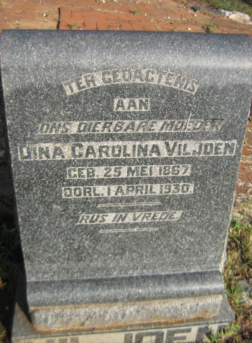 VILJOEN Dina Carolina 1867-1930