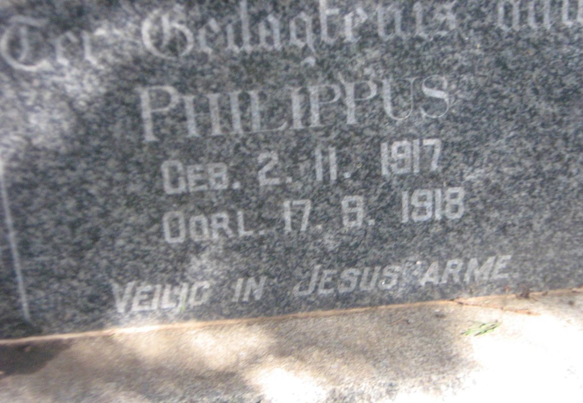 ? Philippus 1917-1918