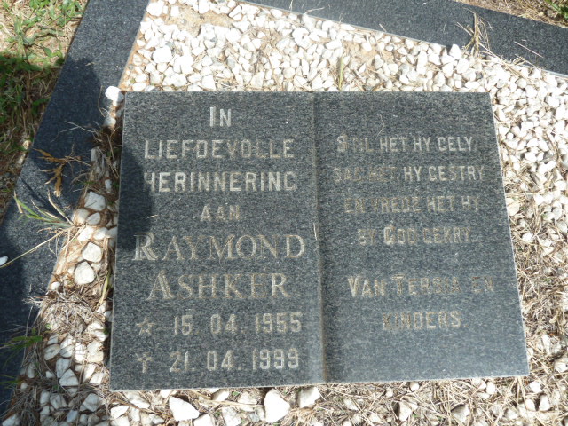 ASHKER Raymond 1955-1999