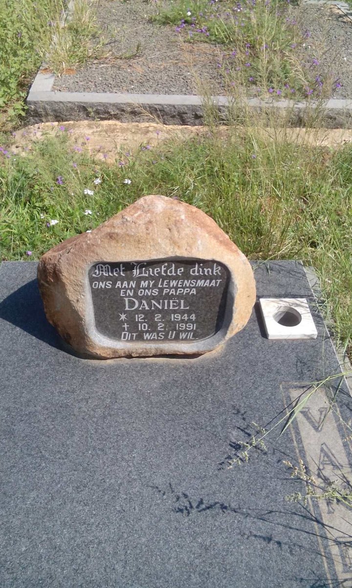 BERG Daniel, van der 1944-1991