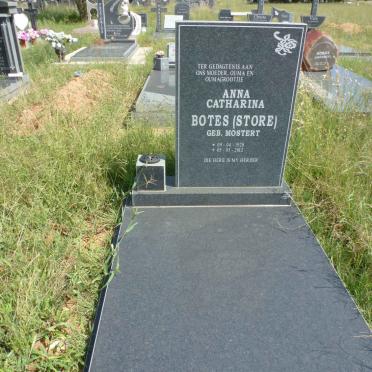 BOTES Anna Catharina nee MOSTERT 1928-2012
