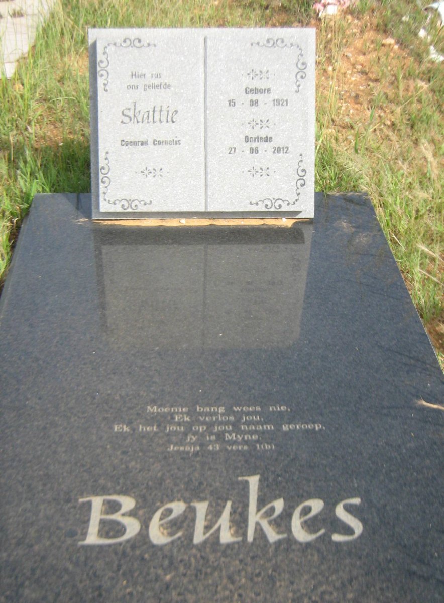BEUKES Coenrad Cornelis 1921-2012