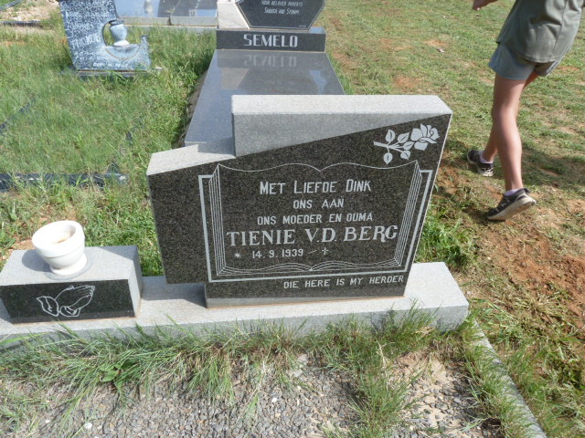 BERG Tienie, v.d.1939-