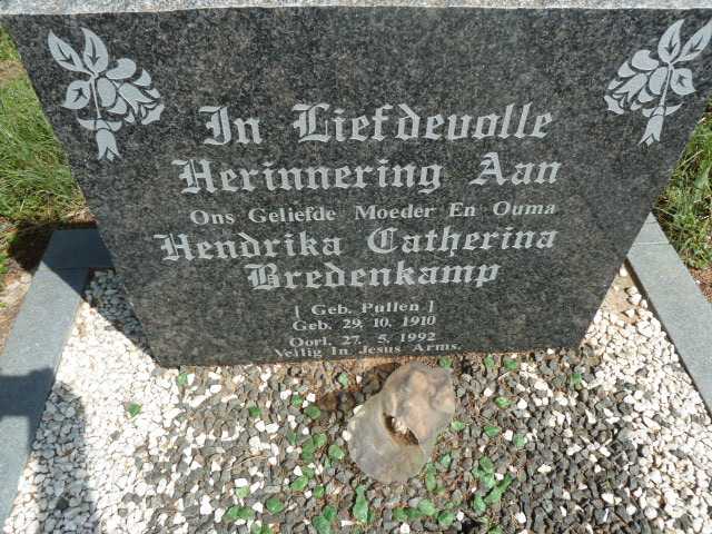 BREDENKAMP Hendrika Catharina nee PULLEN 1910-1992