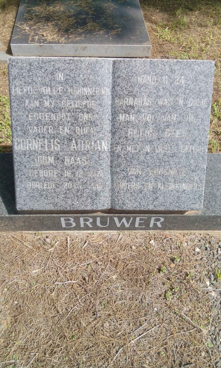 BRUWER Cornelis Adrian 1912-19?? &amp; Phoebe 1918-2005