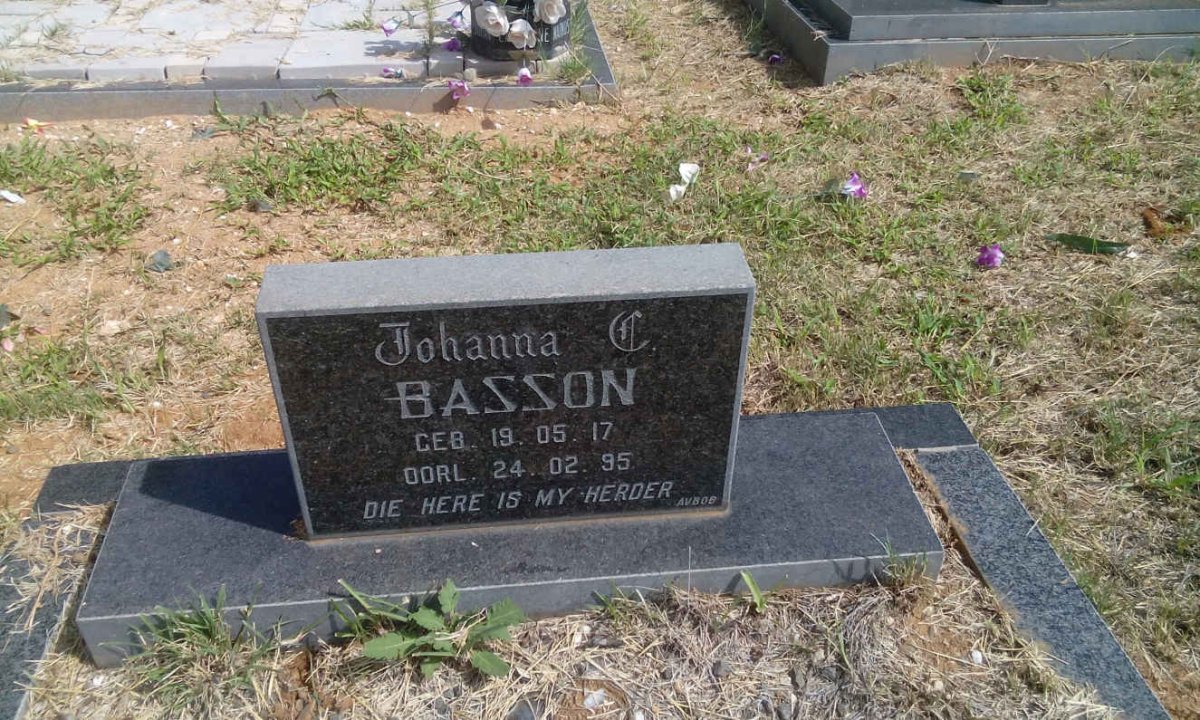 BASSON Johanna 1917-1995