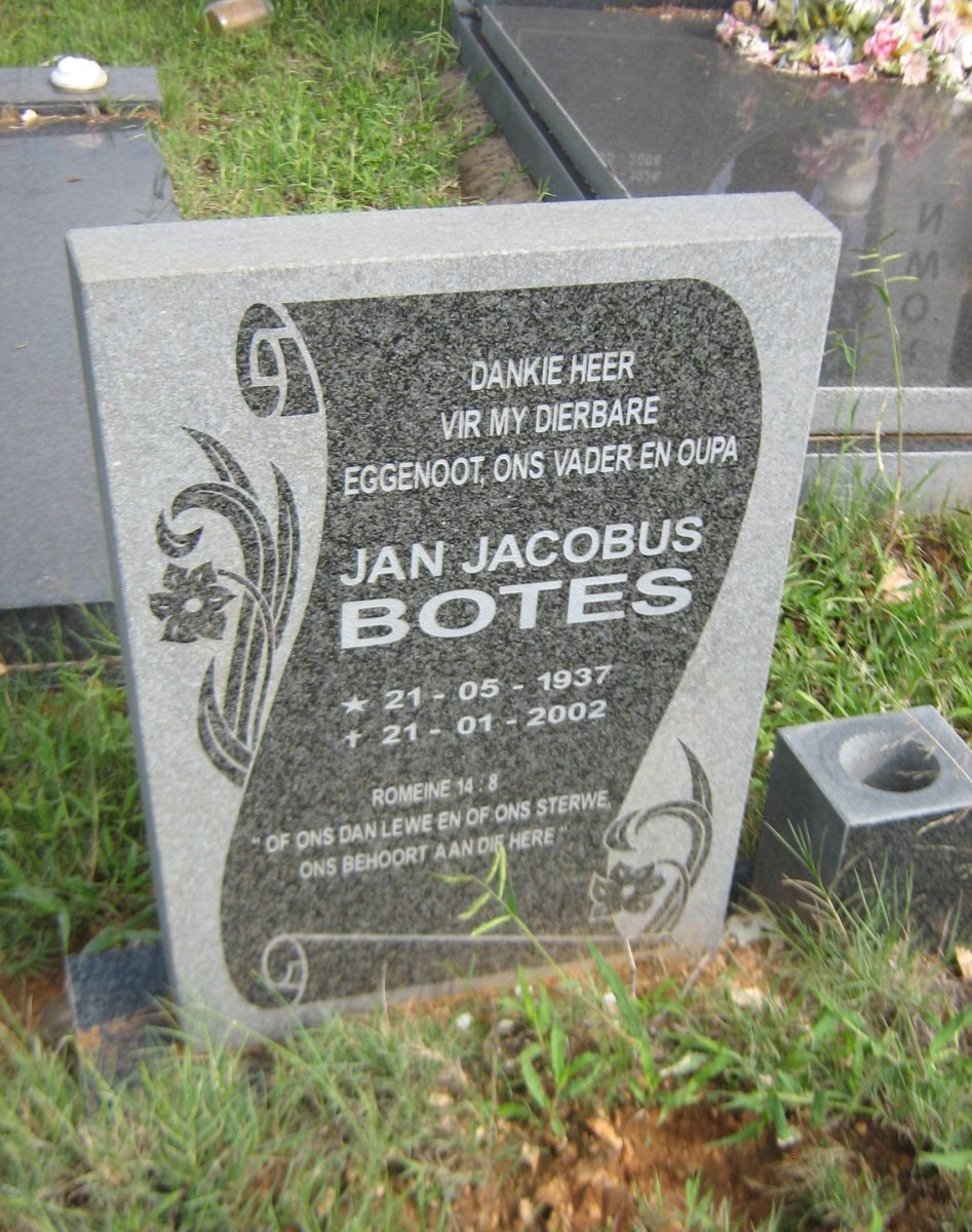 BOTES Jan Jacobus 1937-2002