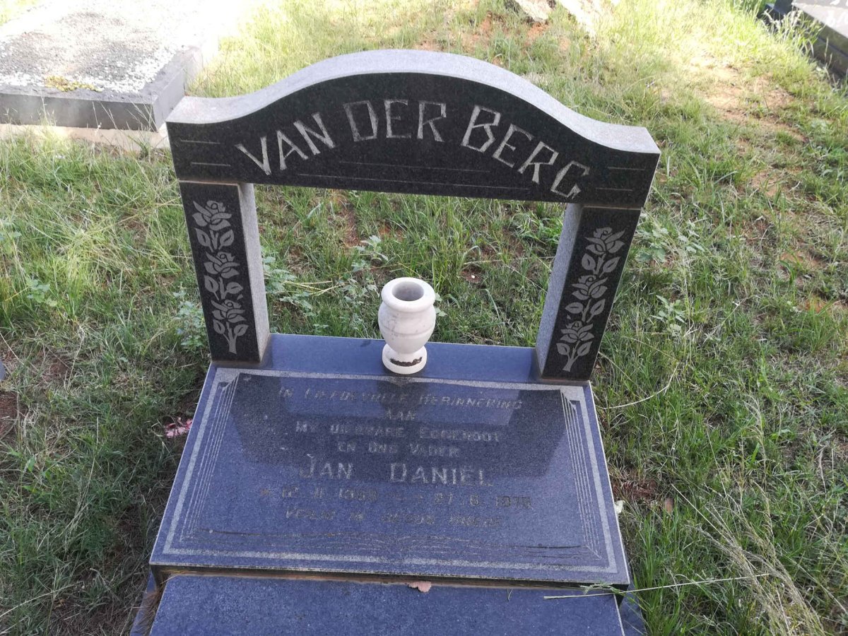 BERG Jan Daniël, van der 190?-1975