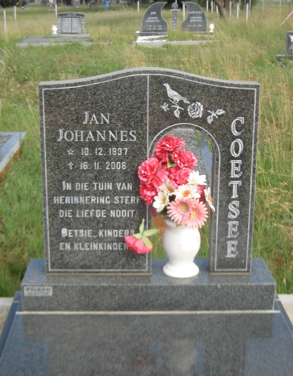 COETSEE Jan Johannes 1937-2006