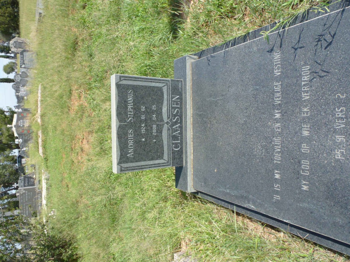 CLAASEN Andries Stephanus 1924-2008