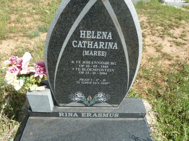 ERASMUS Helena Catharina nee MAREE 1945-2004
