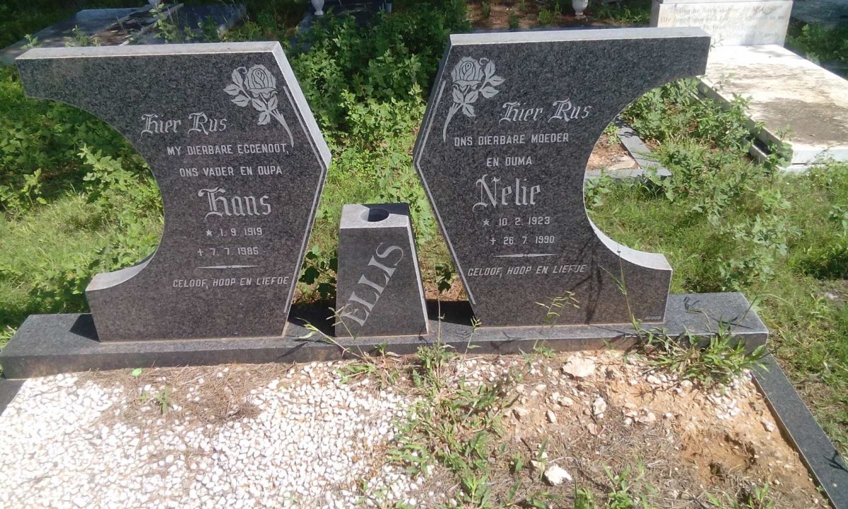ELLIS Hans 1919-1985 &amp; Nelie 1923-1990