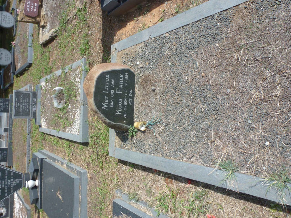 EARLE Koos 1934-1994