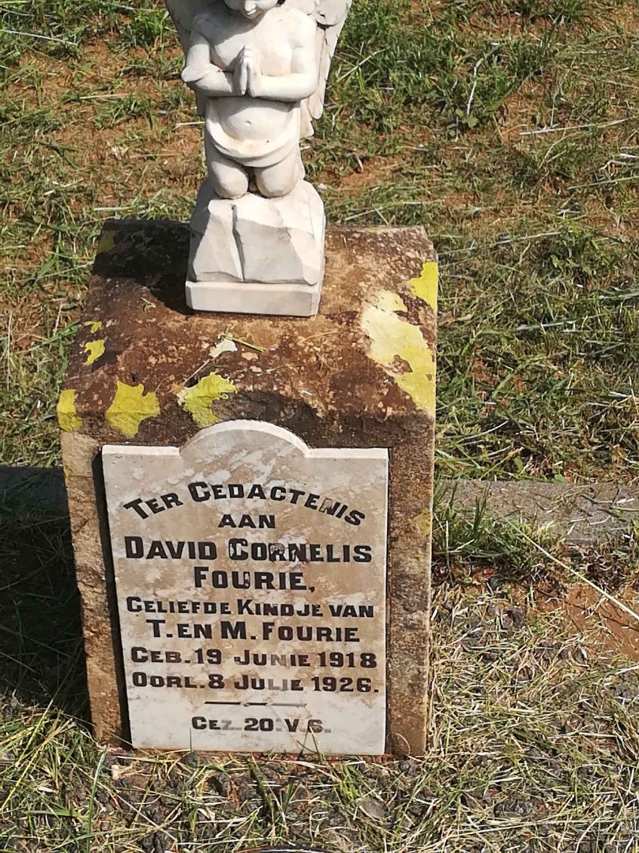 FOURIE David Cornelius 1918-1926