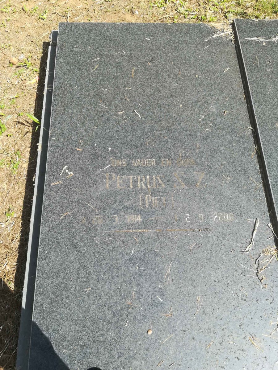 FOURIE Petrus S.Z. 1914-200?