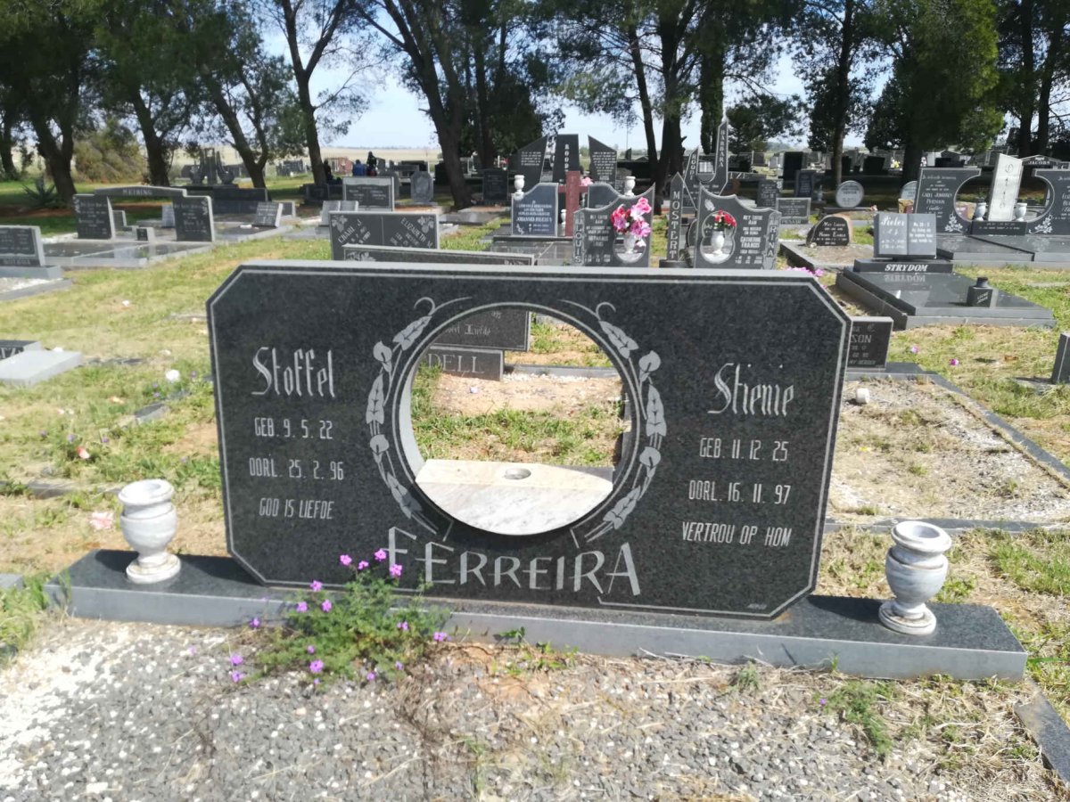 FERREIRA Stoffel 1922-1996 &amp; Stienie 1925-1997
