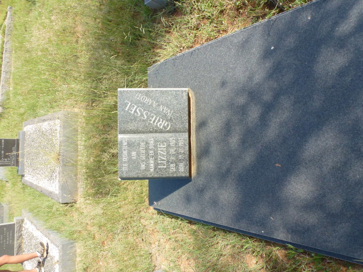GRIESSEL Lizzie nee VAN AARDT 1909-1997