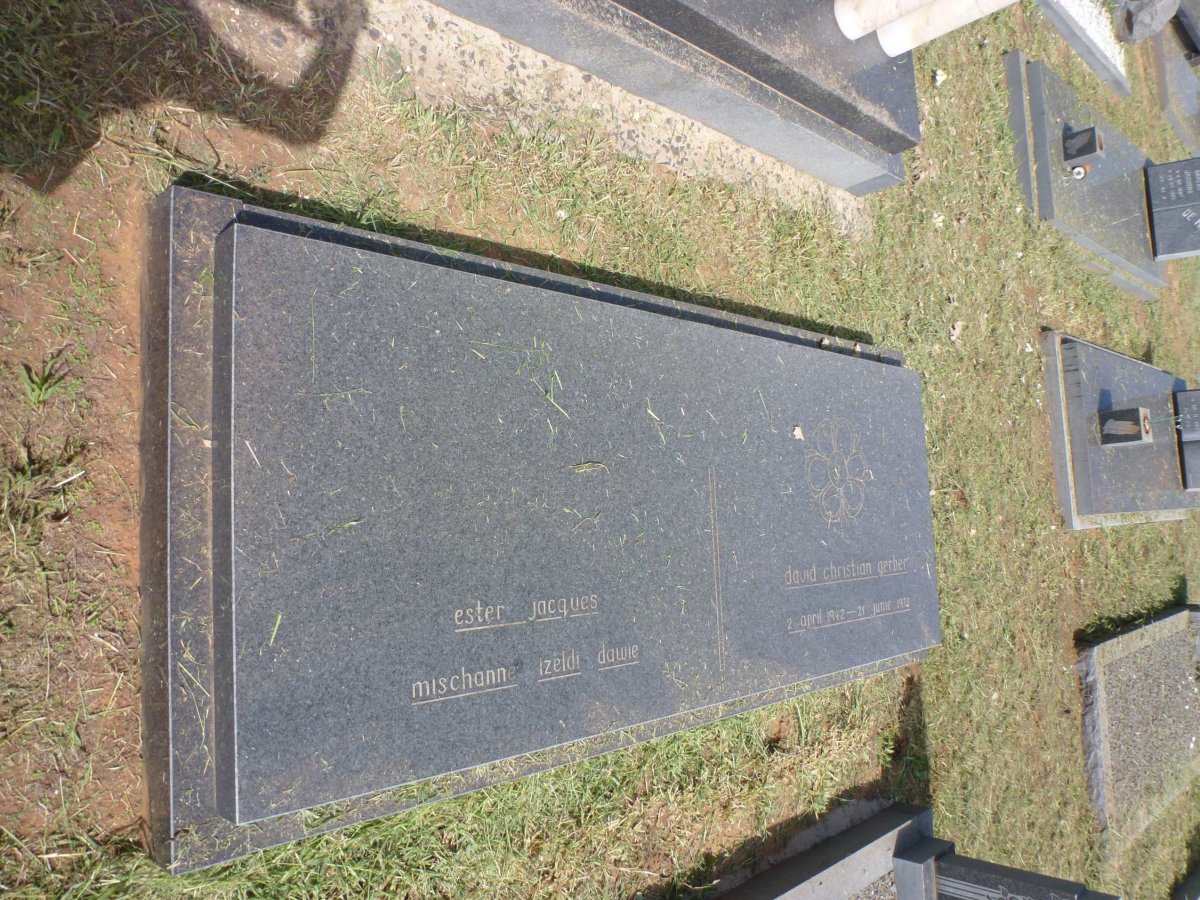 GERBER David Christian 1942-1978