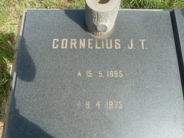 GROENEWALD Cornelius J.T. 1895-1973