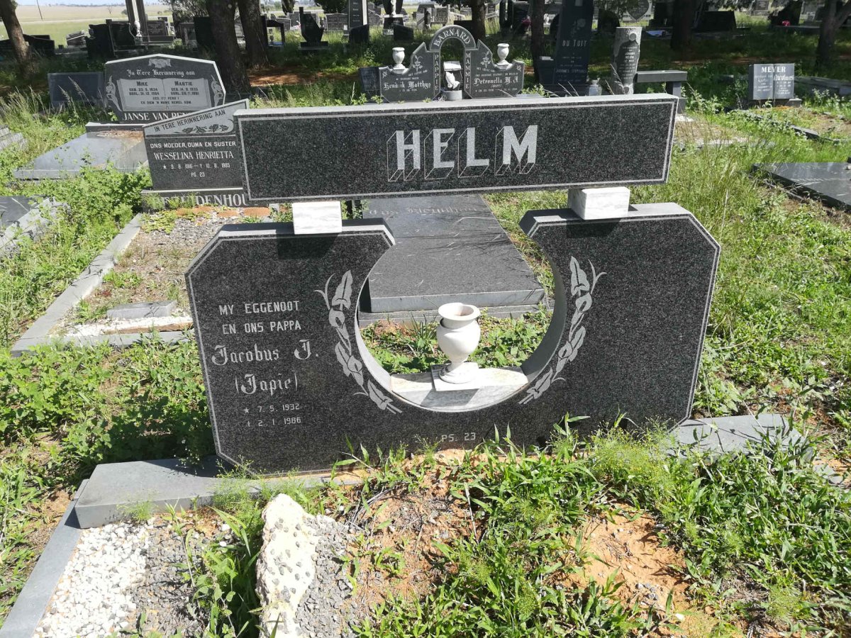 HELM Jacobus J. 1932-1986