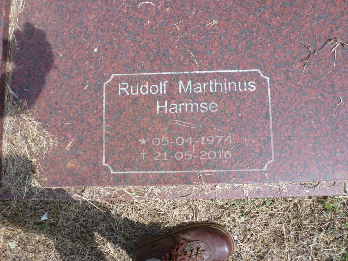 HARMSE Christiaan Lourens 1938-1999 &amp; Martha Maria V.D. WALT 1942-1999 :: HARMSE Rudolf Marthinus 1974-2016