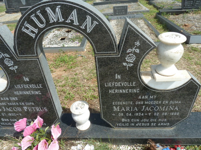 HUMAN Maria Jacomina 1934-1999