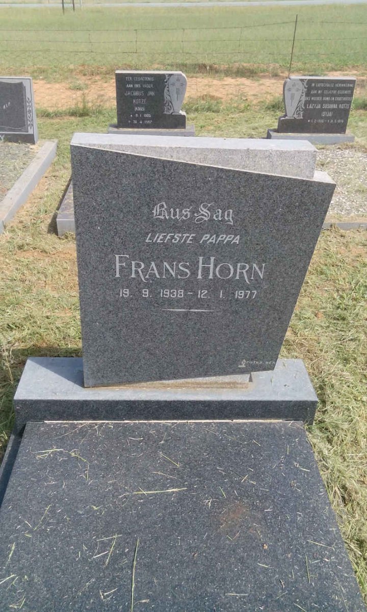 HORN Frans 1938-1977