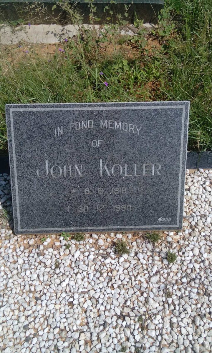 KOLLER John 1918-1990