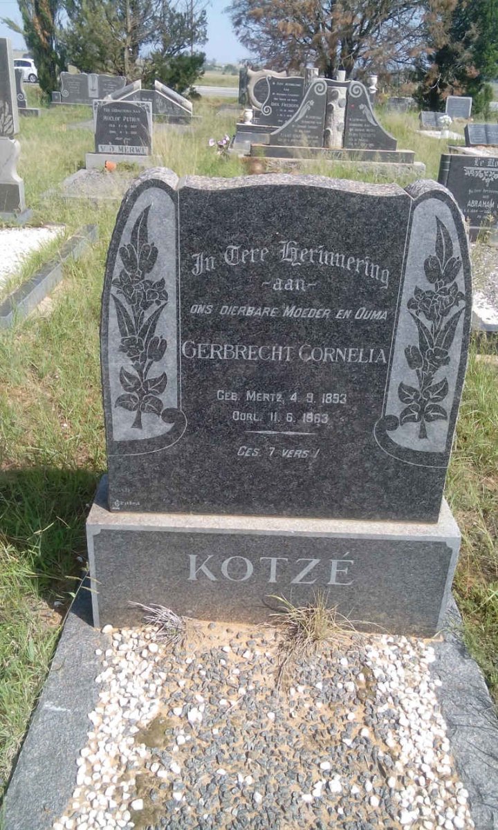 KOTZÉ Gerbrecht Cornelia 1893-1963