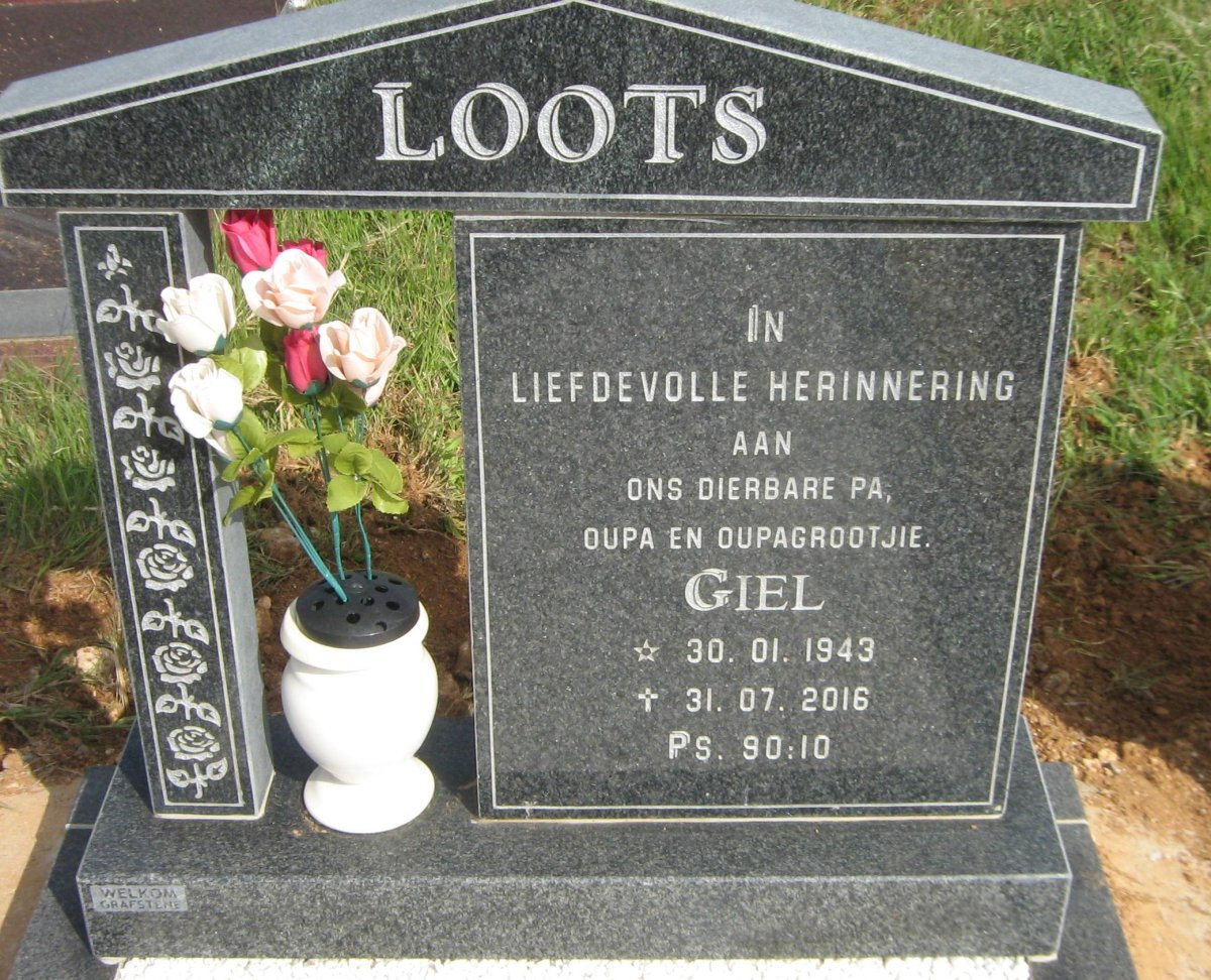 LOOTS Giel 1943-2016