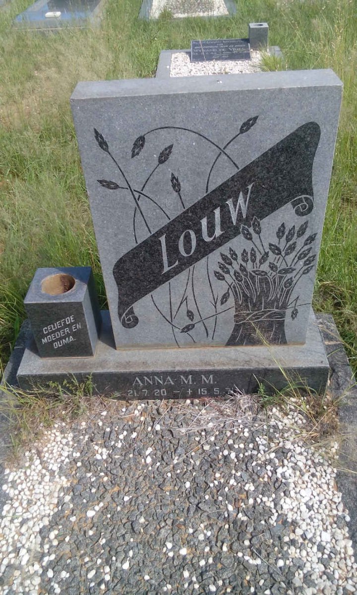 LOUW Anna M.M. 1920-1971