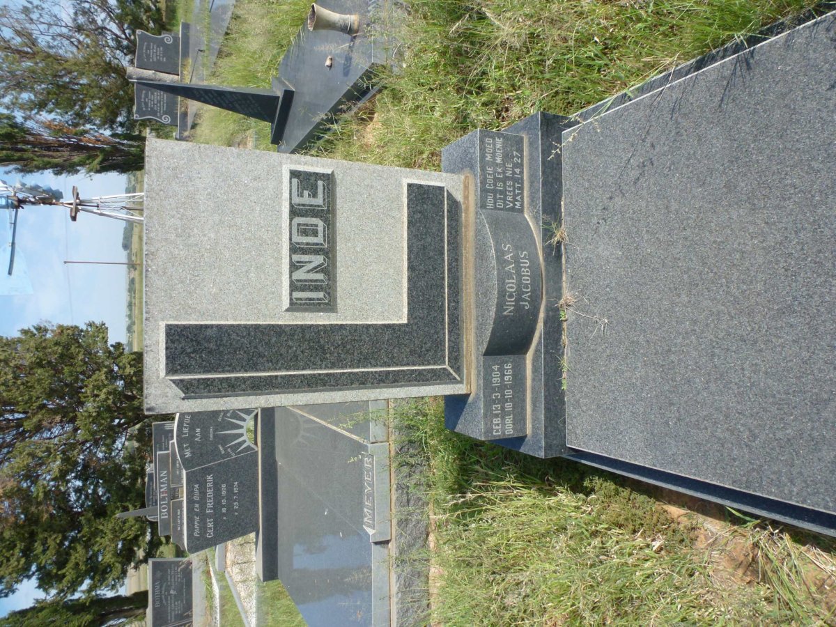 LINDE Nicolaas Jacobus 1904-1966