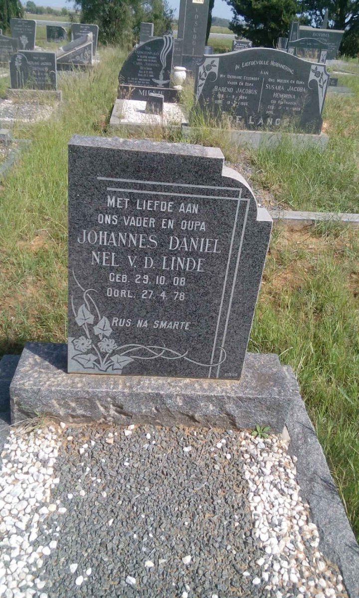 LINDE Johannes Daniel Nel, v.d. 1908-1978