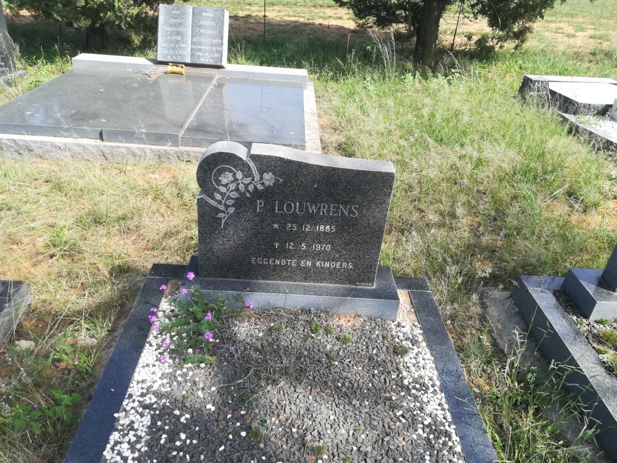 LOUWRENS P. 1885-1970