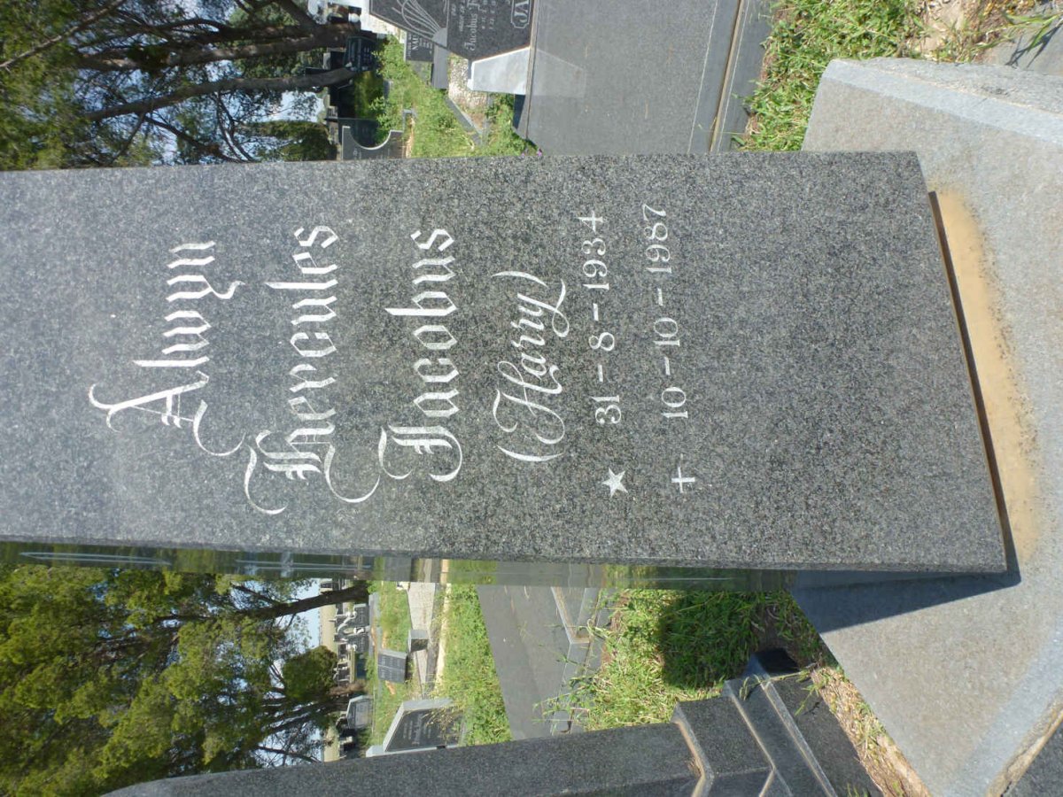 LANDMAN Alwyn Hercules Jacobus 1934-1987 &amp; Christina Maria PIETERSE 1934-2003
